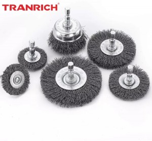 PriceList for Wire Cup Brush Rust Removal - Crimped Wire Wheel Brush Rotary Abrasive Wheel Steel Wire Brushes – Tranrich