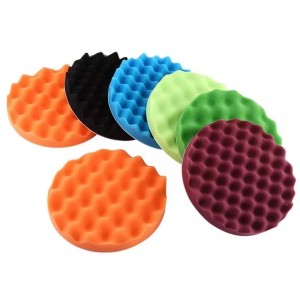 Factory Cheap Green Sharpening Stone - Foam Buffing Pad Waffle Polishing Pads for DA/RO Sander Car Polishing Pad – Tranrich