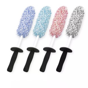 Manufacturer for Wet Stone Knife Sharpening - Tire Rims Brush Microfiber Washing Cleaner Plastic Long Handle Vehicle Microfiber Car Wheel Cleaning Brush For Car Care – Tranrich