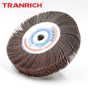 2022 Good Quality Mounted Flap Wheels - flap wheel Abrasive Buffing Polishing Wheel No Chuck Flap Wheel With Thread Arbor For Metal Polishing – Tranrich