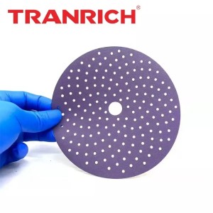 China wholesale Wood Sanding Disc For Angle Grinder - Superfine Waterproof film disc Abrasives Automotive Sandpaper Sanding Discs Hook And Loop Sandpaper – Tranrich