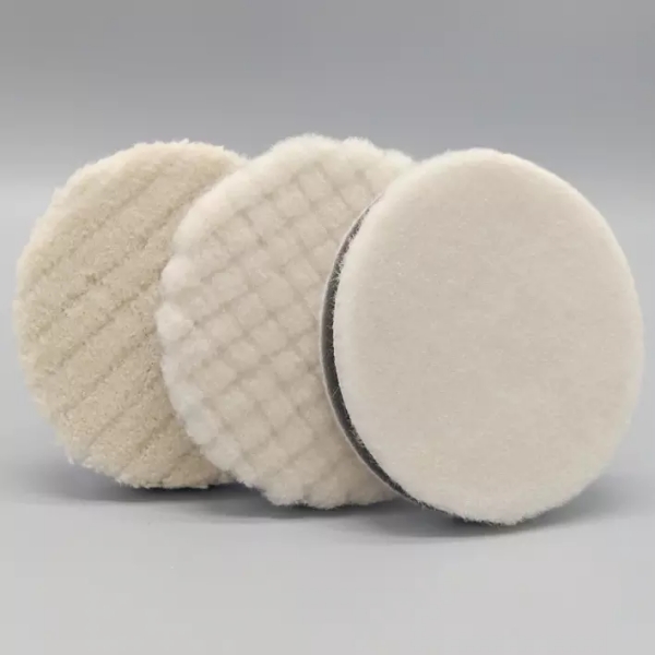 Nature Wool Polishing Pad Protective Foam Padding Light Cutting Car Polishing Foam Wool Pad For Car Care