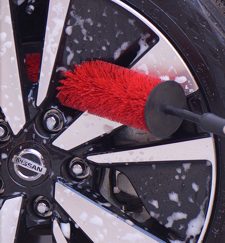 New 45CM Bendable Cleaning Brush Car Motorcycle Wheel Rims Engine Spoke  Washing