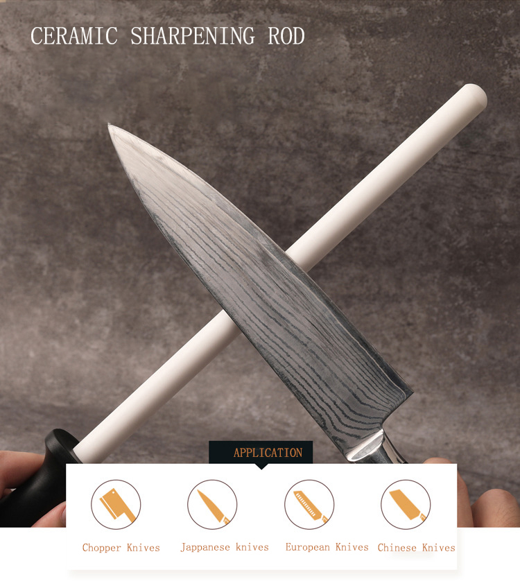 Sakai Takayuki Honing Ceramic Knife Sharpening Rod — MTC Kitchen