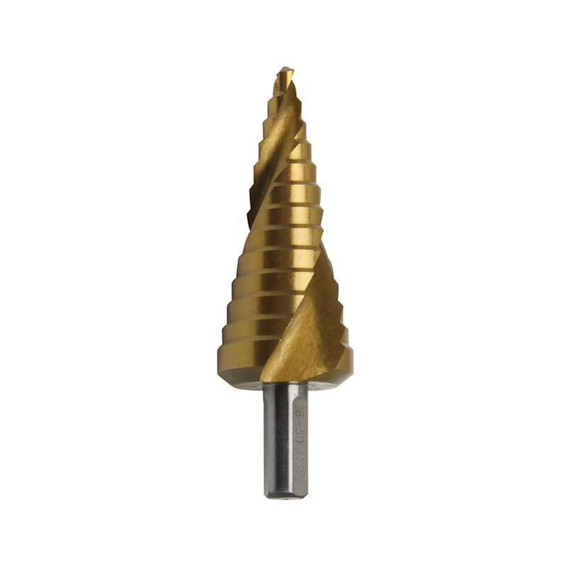 HSS Spiral Flute Step Drill For Metal And Wood